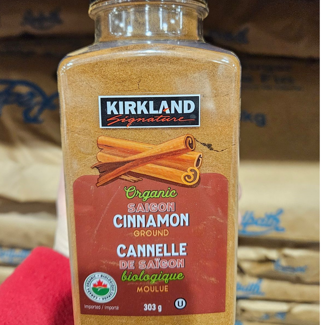 Image of Kirkland Signature Organic Ground Saigon Cinnamon - 1 x 303 Grams