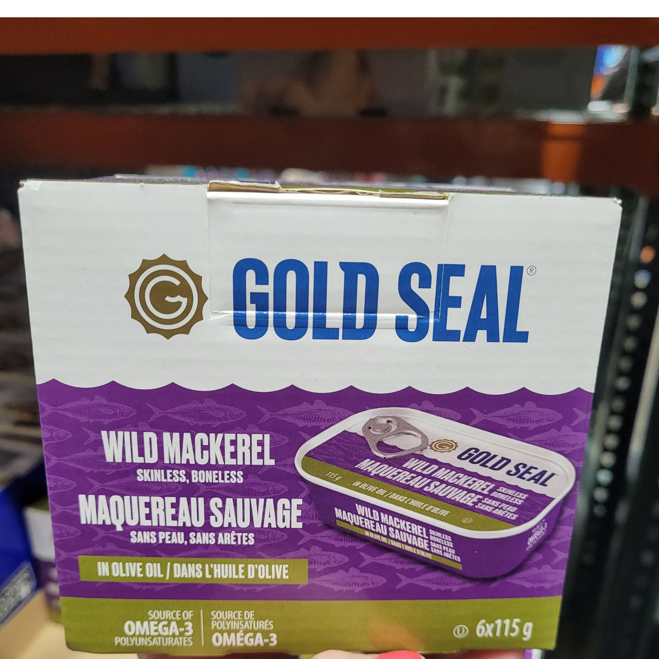Image of Gold Seal Mackerel in Olive Oil - 6 x 115 Grams