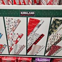 Thumbnail for Image of Kirkland Signature Christmas Wrap 3 pk 25.1m/270sq ft - 1 x 2.4 Kilos