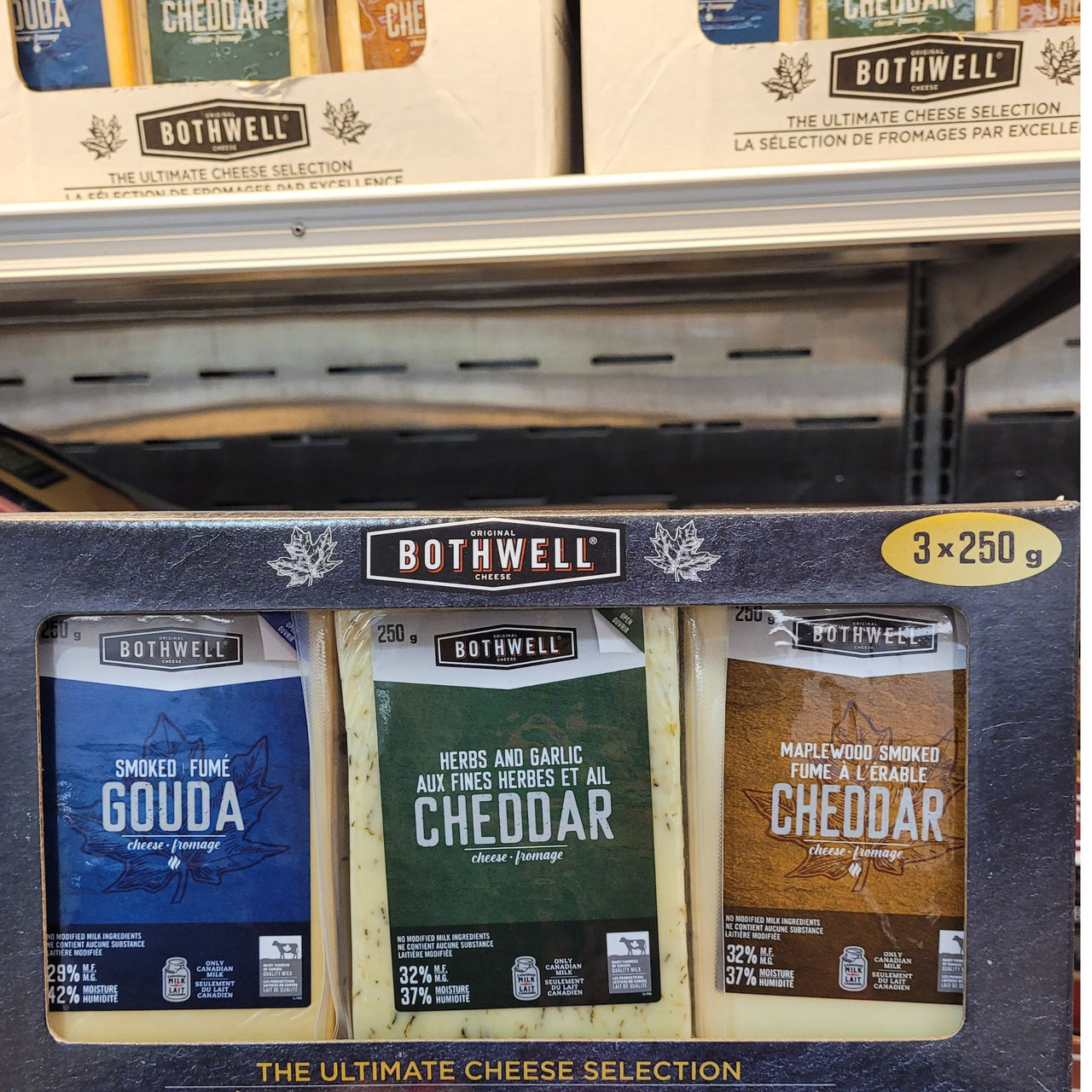 Image of Bothwell Cheese Selection box - 3 x 250 Grams