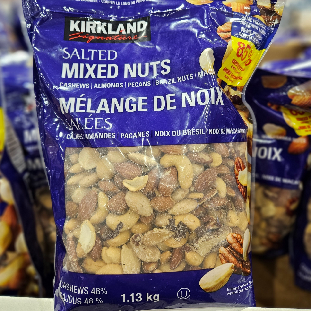 Image of Kirkland Mixed Nuts - 1 x 1.13 Kilos