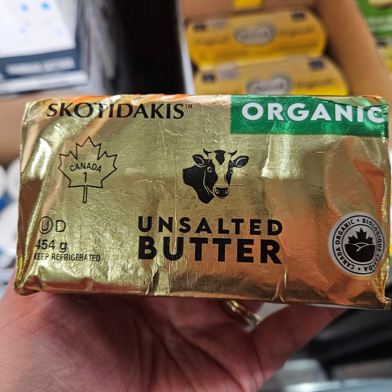 Image of Skotidakis organic unsalted butter - 1 x 454 Grams