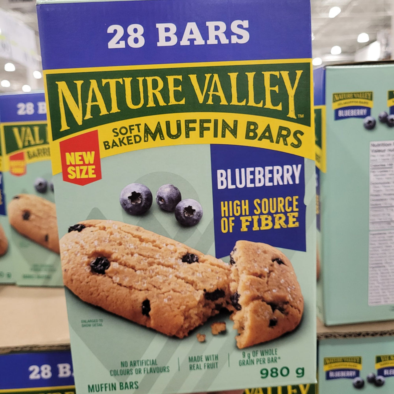 Image of Nature Valley Muffin Blueberry Bars - 1 x 980 Grams