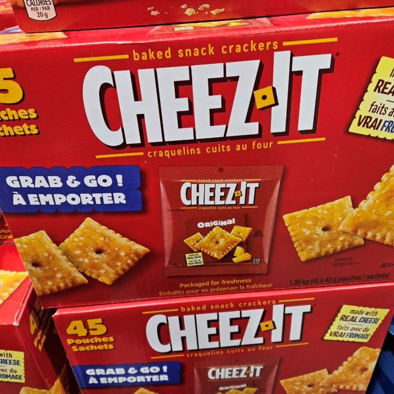 Image of Cheez It Crackers - 45 x 42 Grams