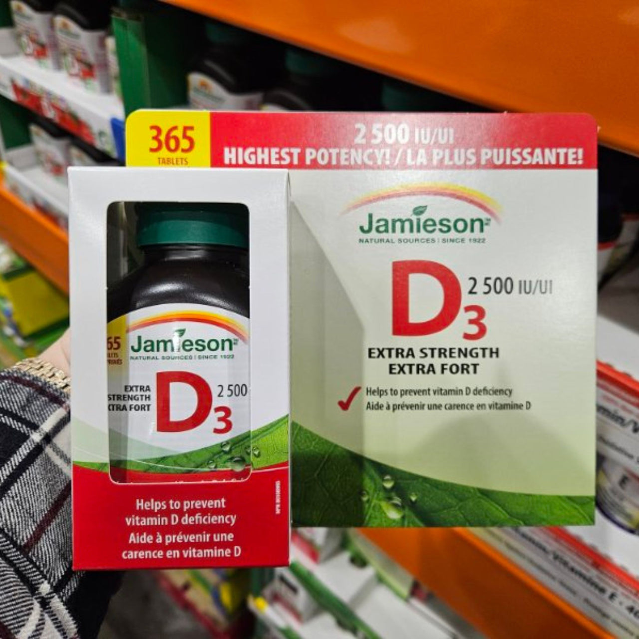 Image of Jamieson D3 Vitamins - 1 x 428 Grams