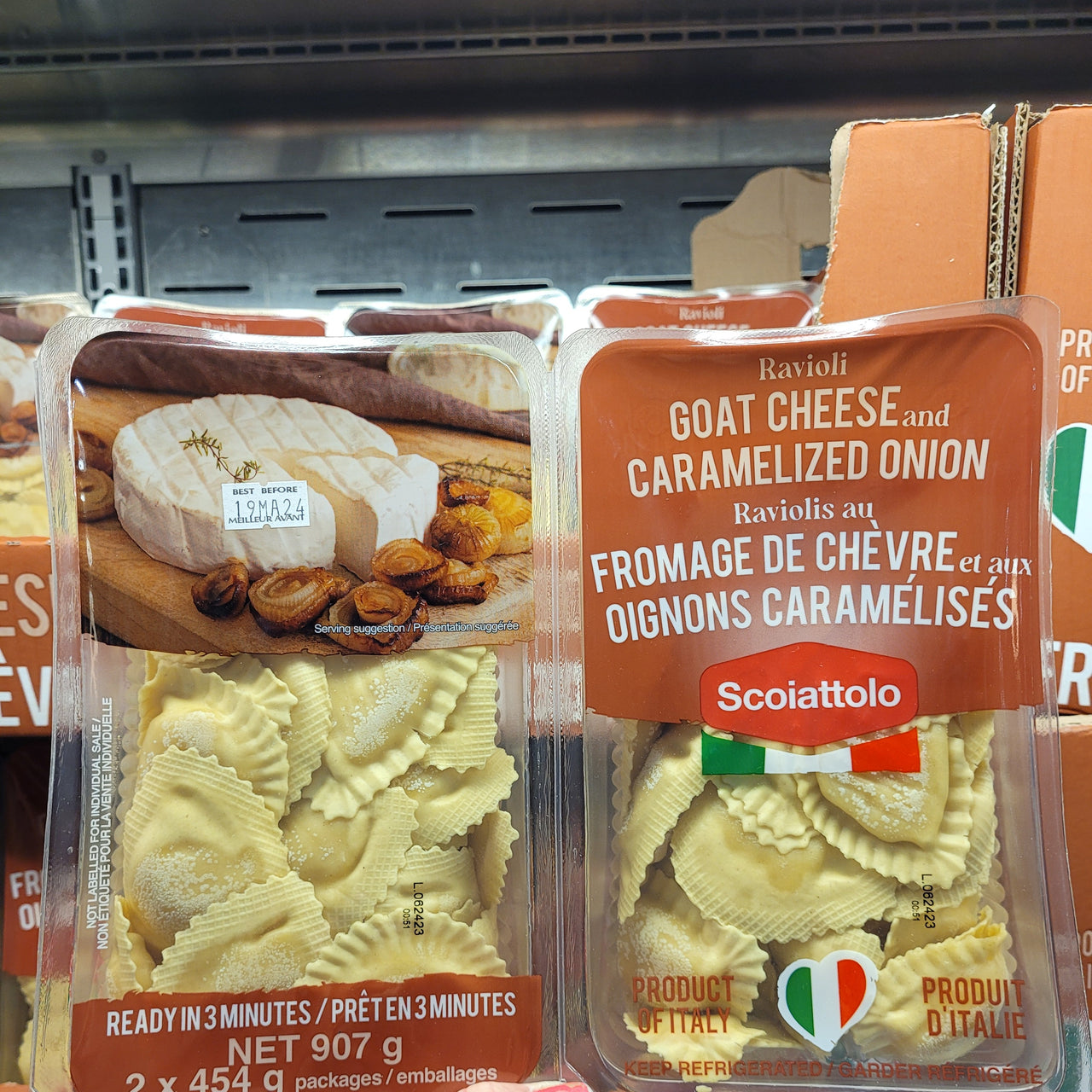 Image of Scoiattolo Goat Cheese Ravioli - 2 x 454 Grams