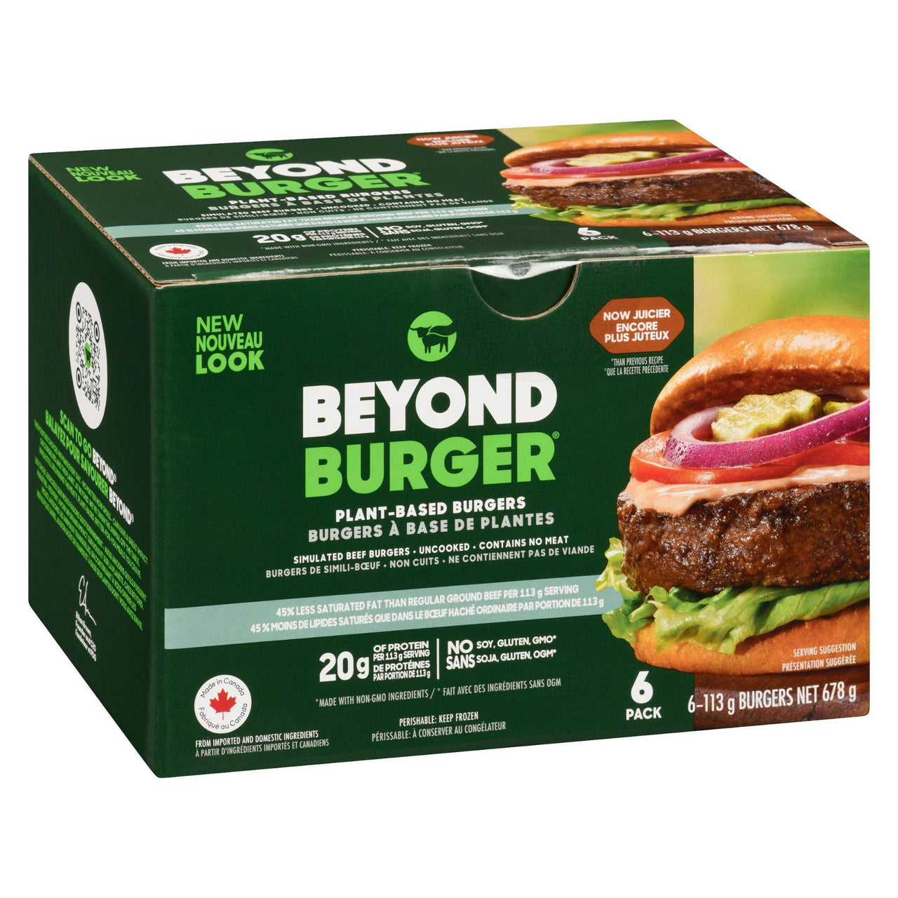 Image of Beyond Meat Burger 6 pack - 1 x 678 Grams