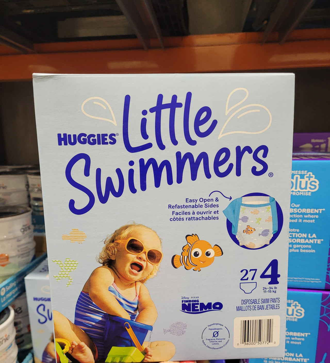 Image of Huggies Little Swimmer Swim Pants size 4, 24-34lb - 1 x 106 Grams