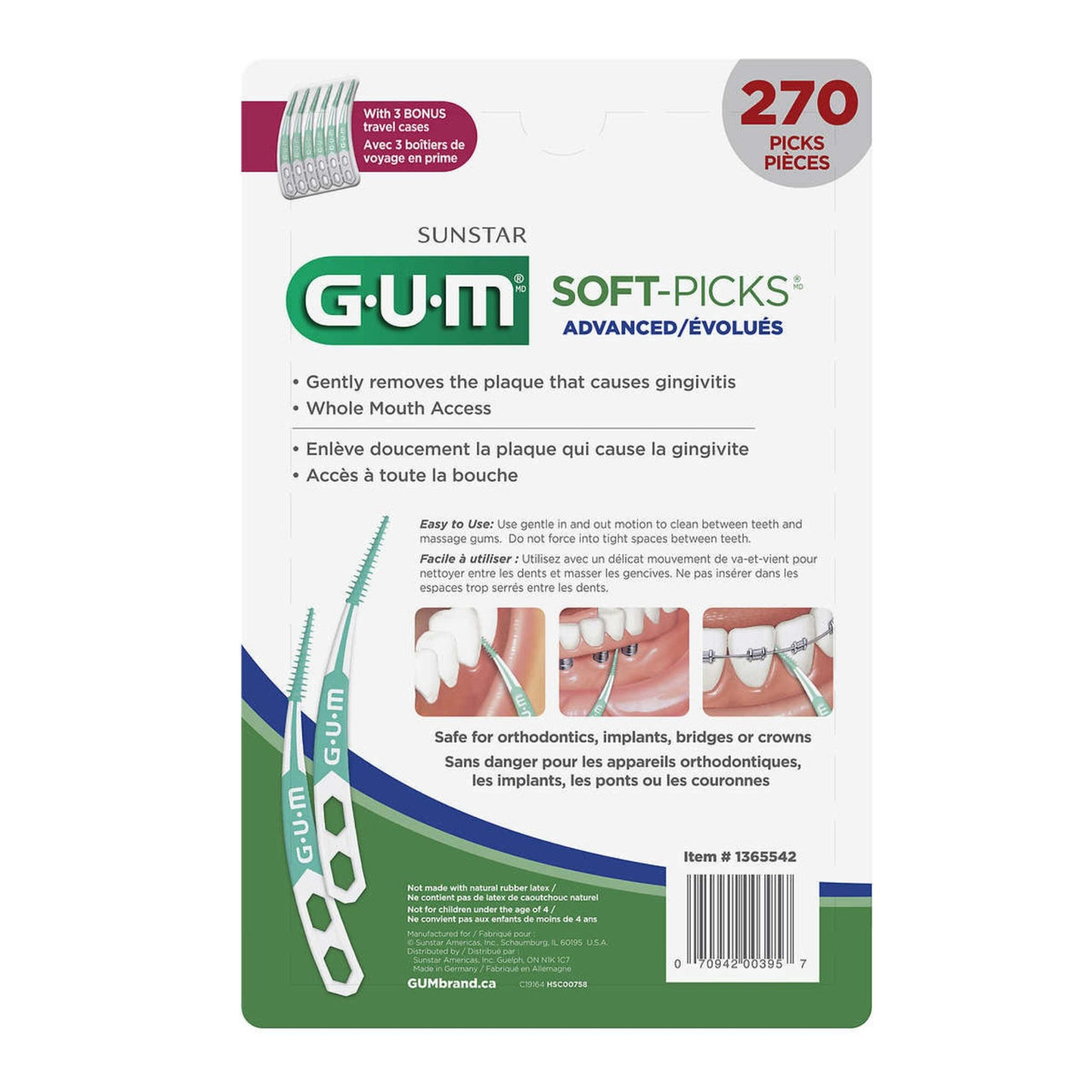 Image of GUM Soft-Picks Advanced Dental Picks - 1 x 160.5 Grams