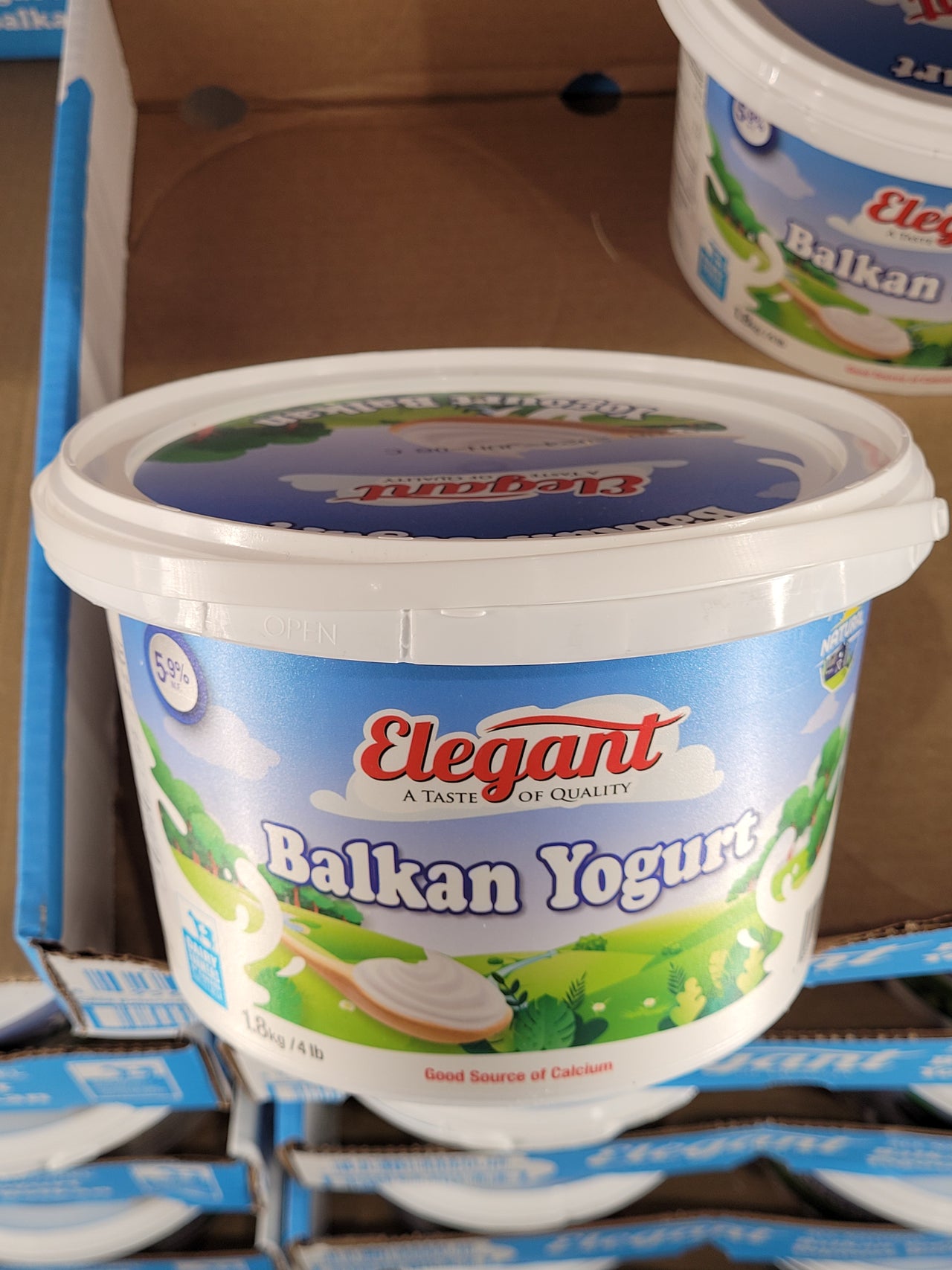 Image of Elegant 5.9% Balkan Yogurt - 1 x 1.8 Kilos