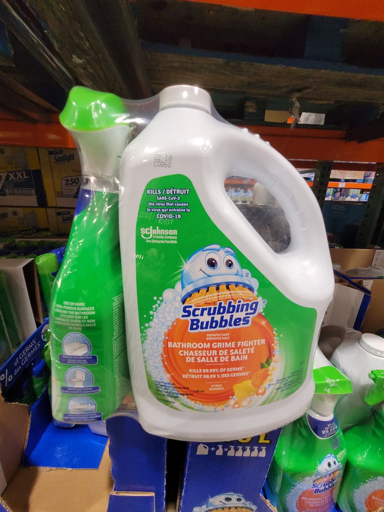 Image of Scrubbling Bubbles Bathroom Grime Fighter Cleaner - 1 x 4.7 Kilos