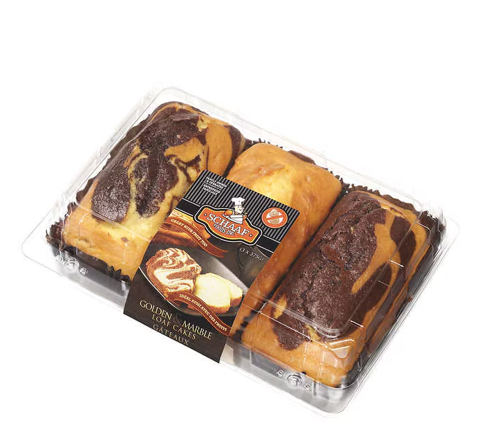 Image of Schaaf Foods Golden and Marble Cakes - 3 x 375 Grams