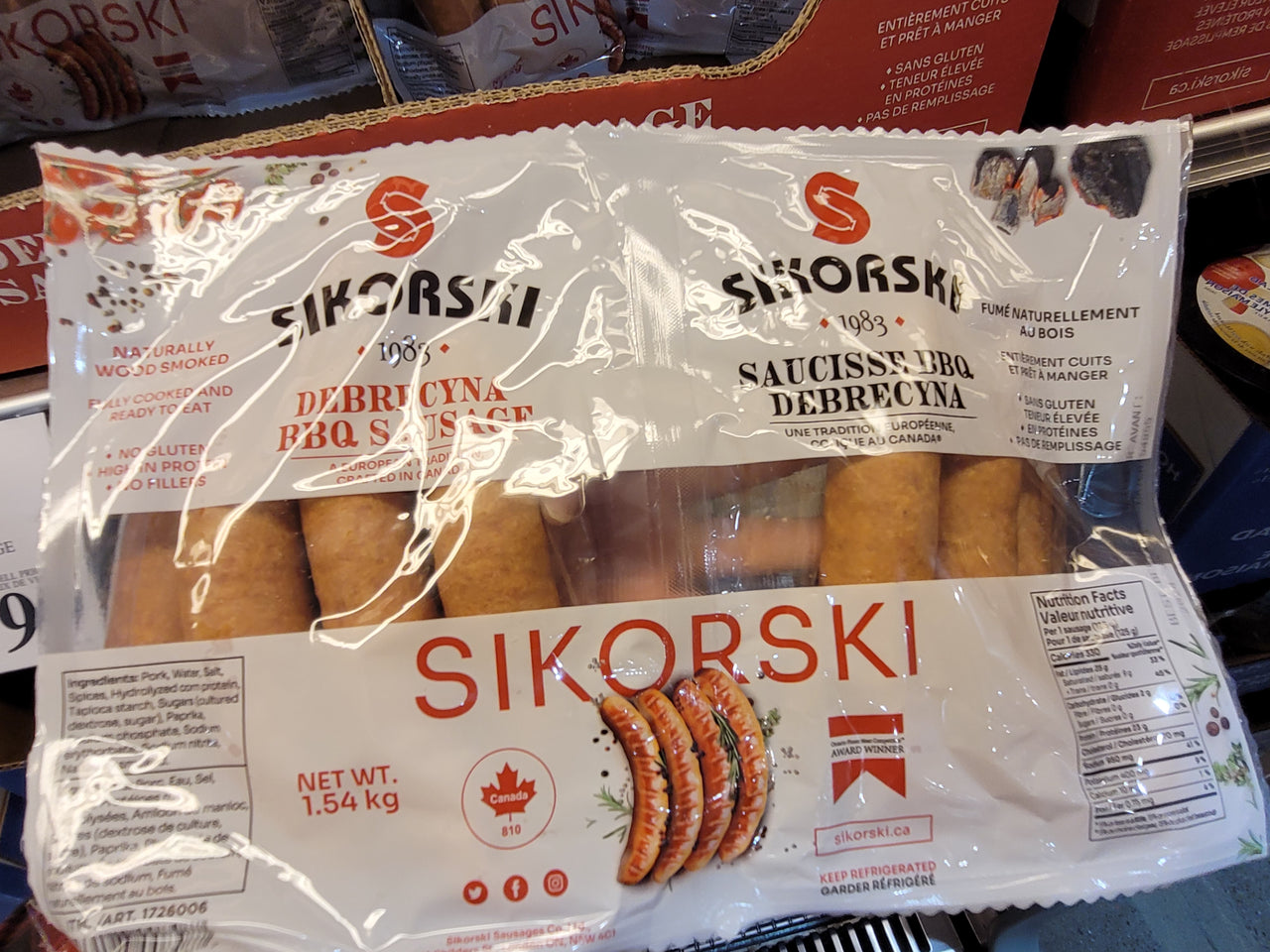 Image of Sikorski Debrecyna BBQ Sausages - 1 x 1.54 Kilos