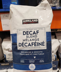Thumbnail for Image of Kirkland Signature Decaffeinated Blend whole bean Coffee