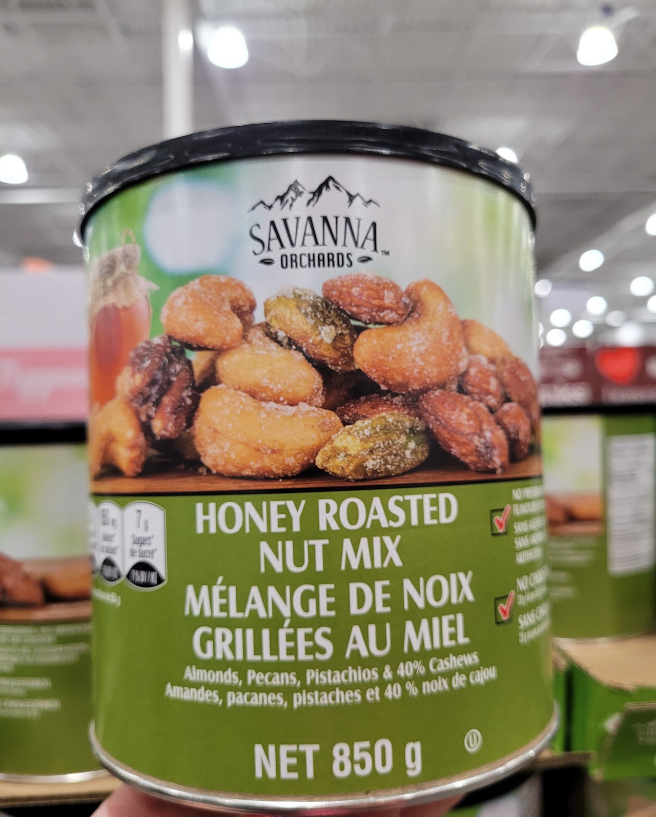 Image of Savanna Orchards Honey Roasted Nut Mix - 1 x 850 Grams