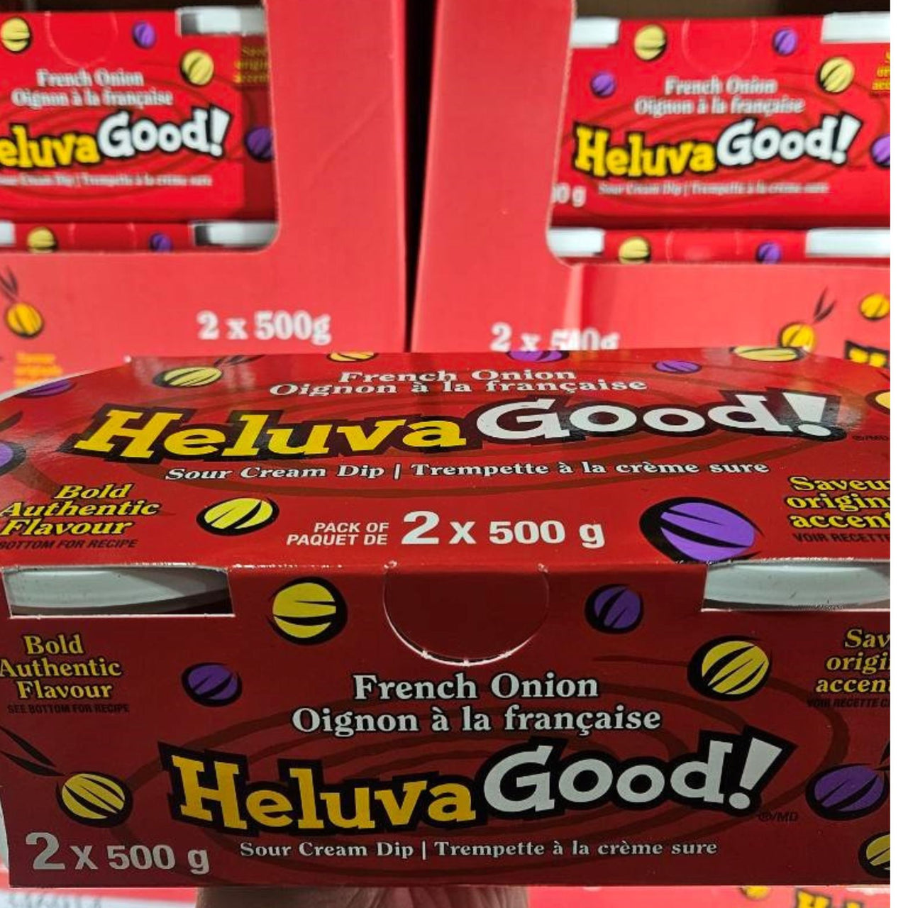 Image of Heluva Good! French Onion Dip 2x500g - 2 x 500 Grams