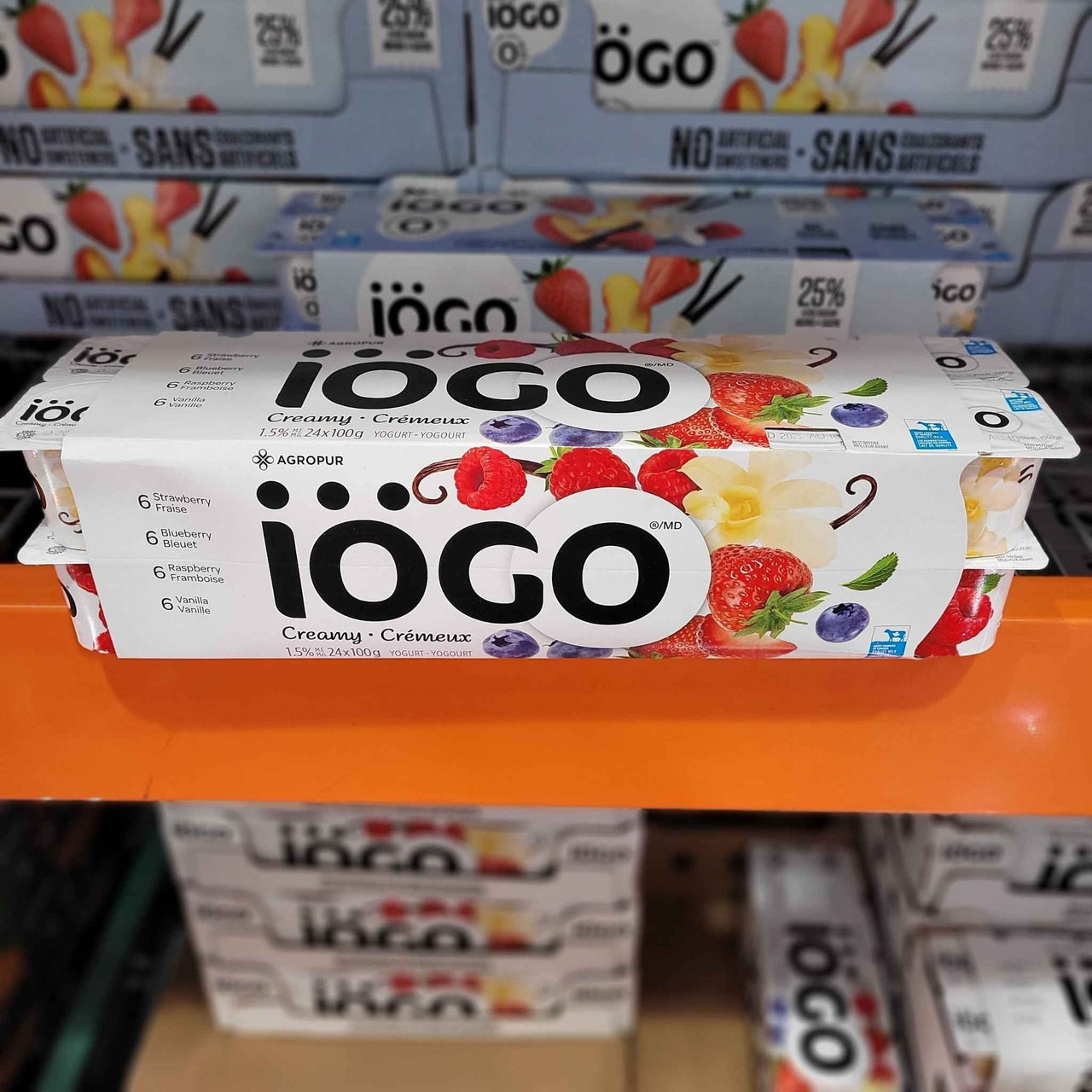 Image of IOGO Yogurt 24-pack - 1 x 2.4 Kilos