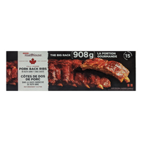 Thumbnail for Image of Cardinal Roadhouse Fully Cooked Pork Back Ribs in Ruth Anne's BBQ Sauce - 1 x 908 Grams