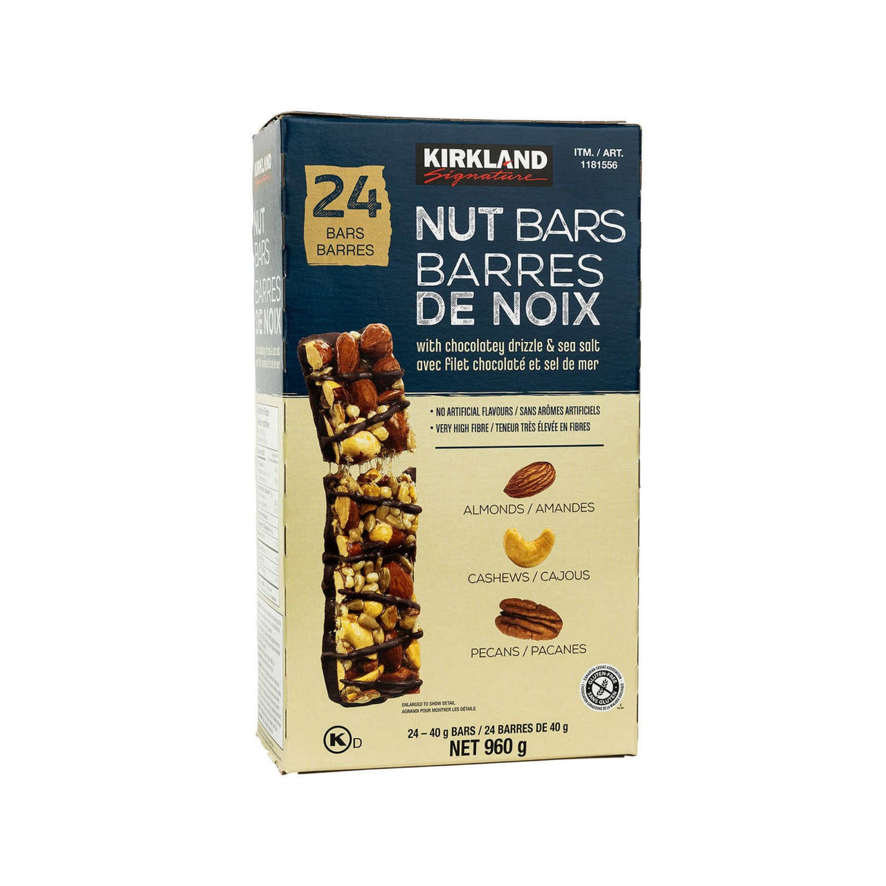 Image of Kirkland Nut Bars - 1 x 1000 Grams