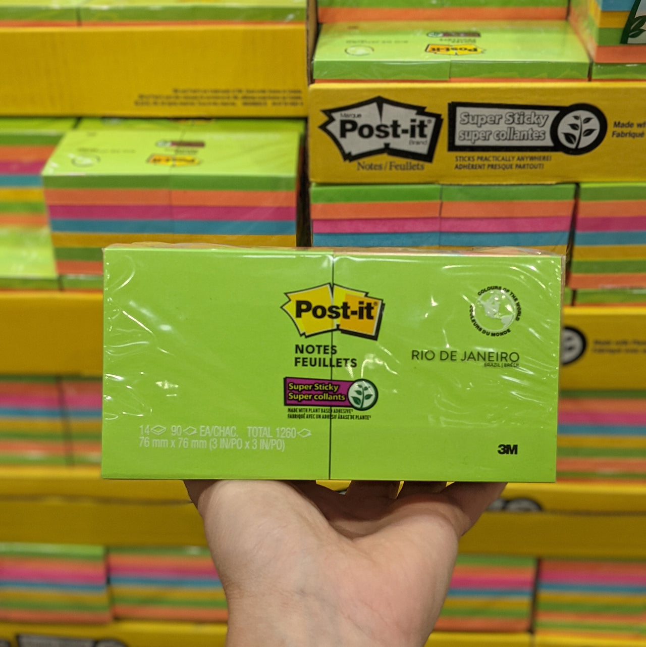 Image of Post-it® Super Sticky - 1 x 615 Grams