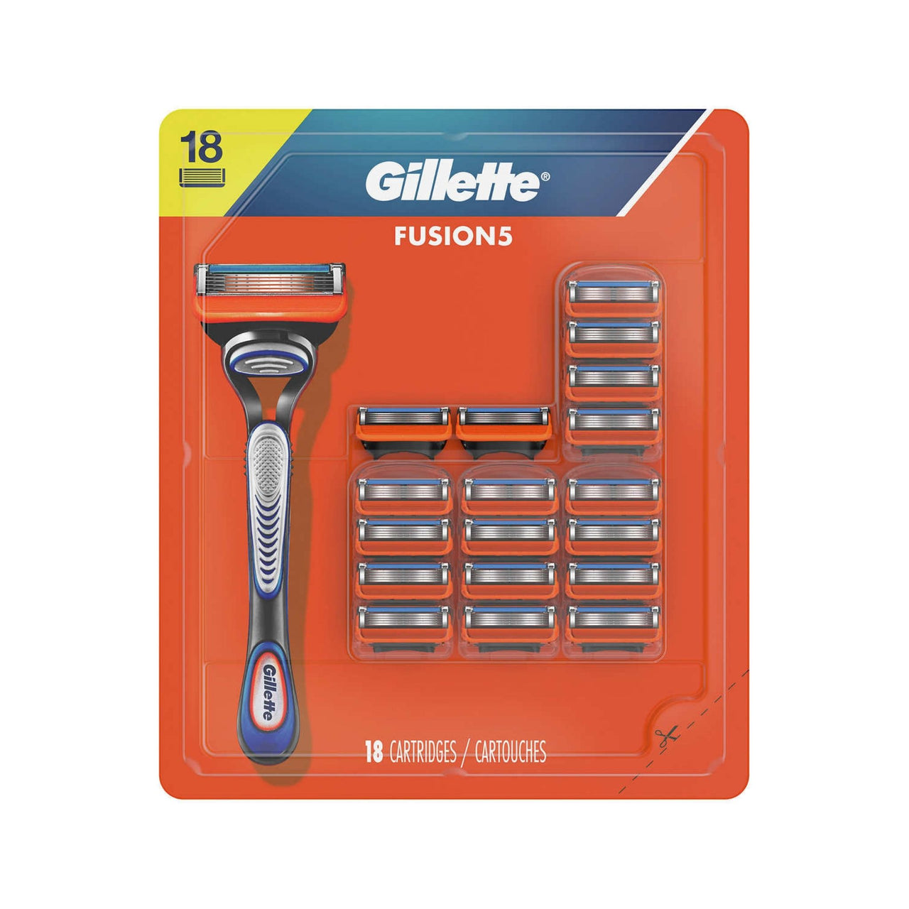 Image of Gillette Fusion Manual Cartridges - 1 x 153 Grams