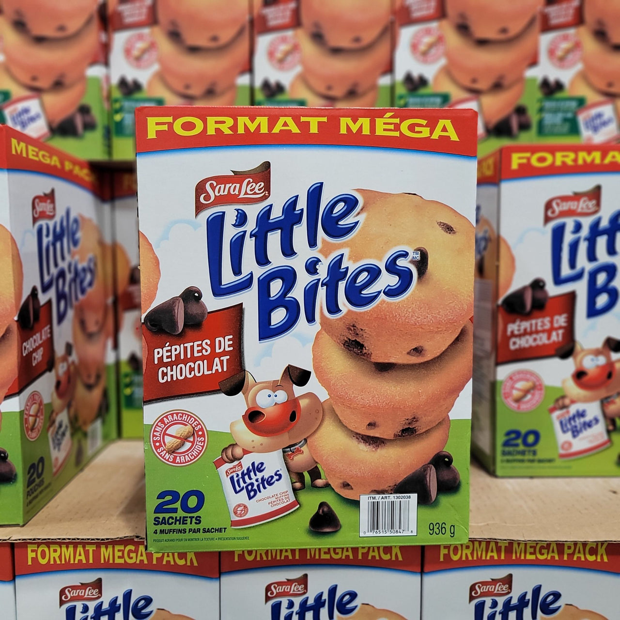 Image of Sara Lee® Little Bites™ Chocolate Chip, Peanut Free Snacks - 1 x 936 Grams