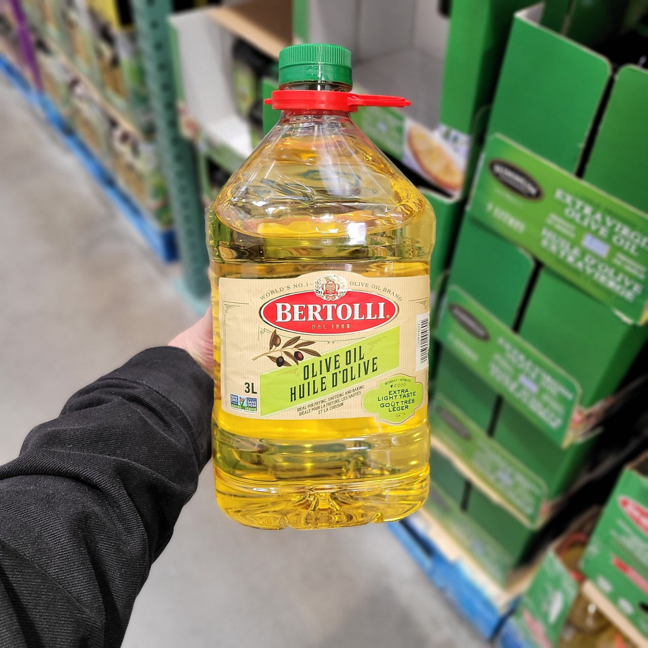 Image of Bertolli Extra Light Tasting Olive Oil - 1 x 3.37005 Kilos