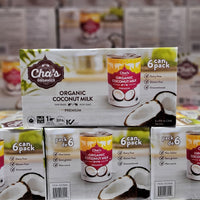 Thumbnail for Image of Cha's Organics Organic Coconut Milk - 6 x 400 Grams