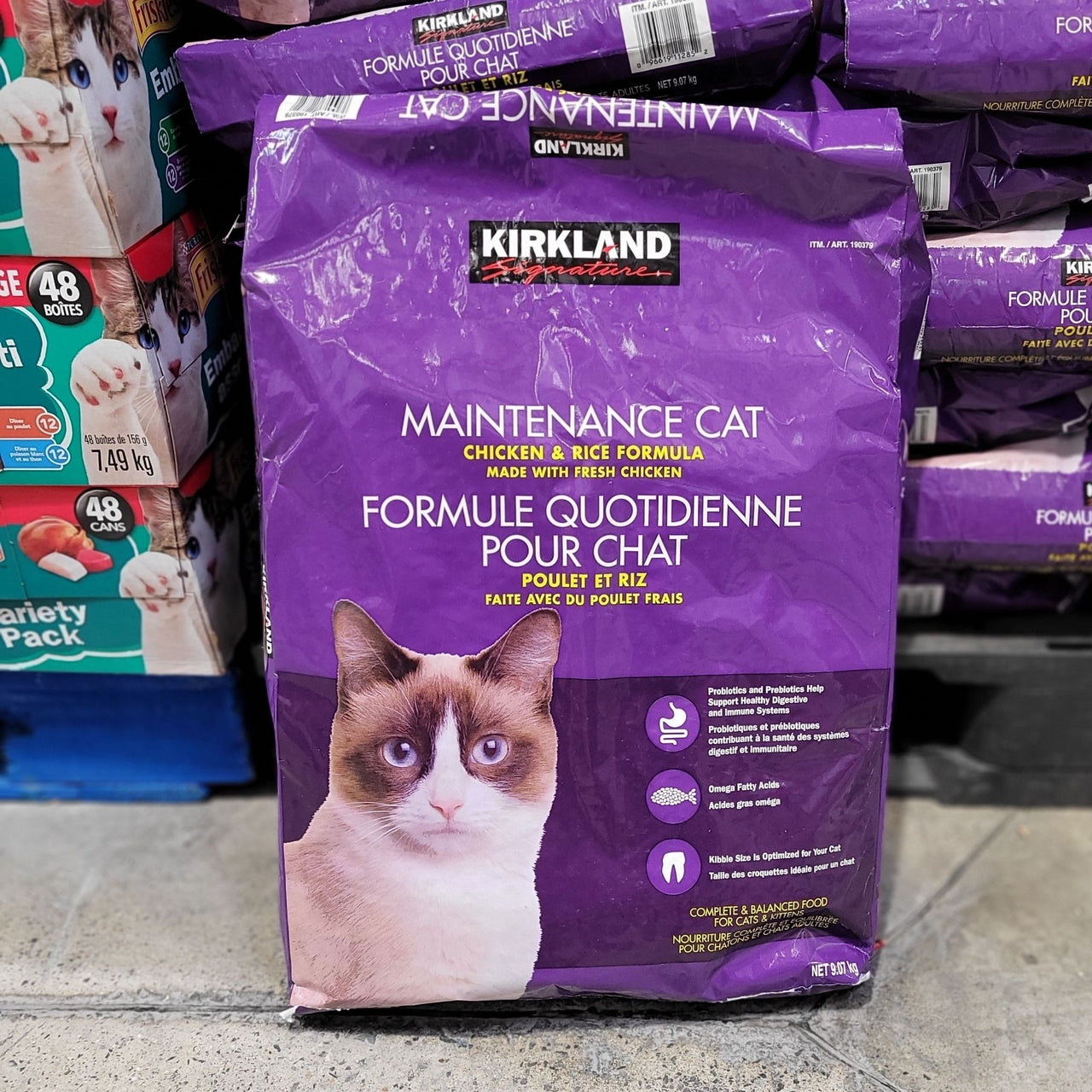Image of Kirkland Signature Dry Cat Food - 1 x 9.07 Kilos