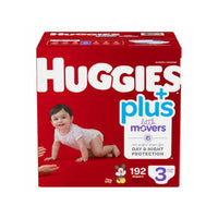 Thumbnail for Image of Huggies Little Movers Plus, Size 3, Pack of 192 - 1 x 4494 Grams