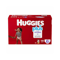 Thumbnail for Image of Huggies Little Movers Plus, Size 6, Pack of 116 - 1 x 4494 Grams