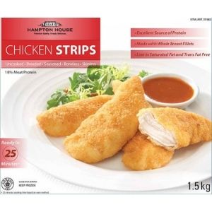 Image of Hampton House Chicken Strips - 1 x 1.5 Kilos