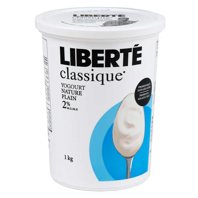 Image of Liberte Plain Yogurt 2% 2pack - 2 x 1000 Grams