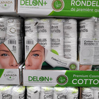 Thumbnail for Image of Delon Premium 100% Cotton Rounds 8 x 100ct - 1 x 275 Grams