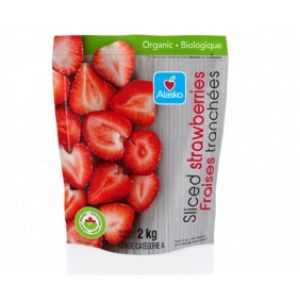 Image of Fennec Frozen Organic Sliced Strawberries - 1 x 2 Kilos