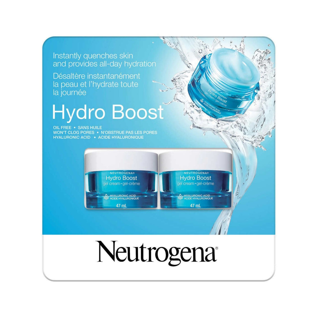 Image of Neutrogena Hydro Boost Gel Cream 2x47ml - 2 x 47 Grams