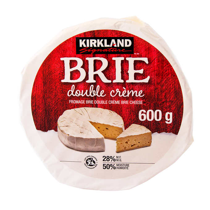 Image of Kirkland Double Cream Brie Cheese - 1 x 600 Grams