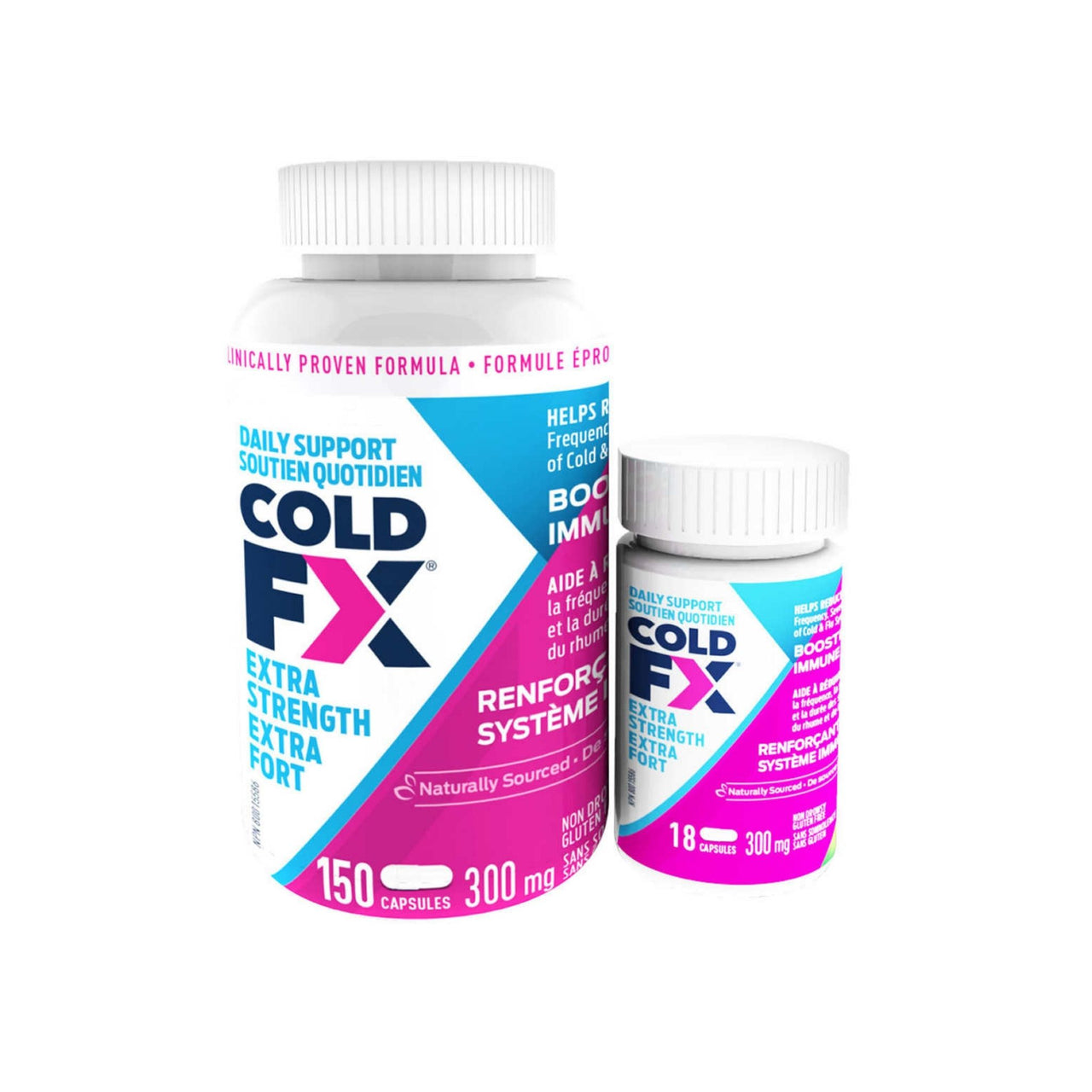 Image of COLD-FX Extra Strength, 300 mg,150 + 18 capsules