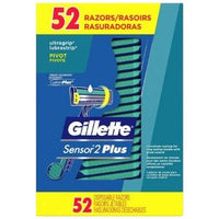 Thumbnail for Image of Gillette Sensor 2 Plus Disposable Razors 52pk - 1 x 0 Grams