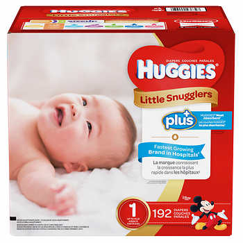 Image of Huggies Little, Size 1 Diapers, 192-pack - 1 x 0 Grams