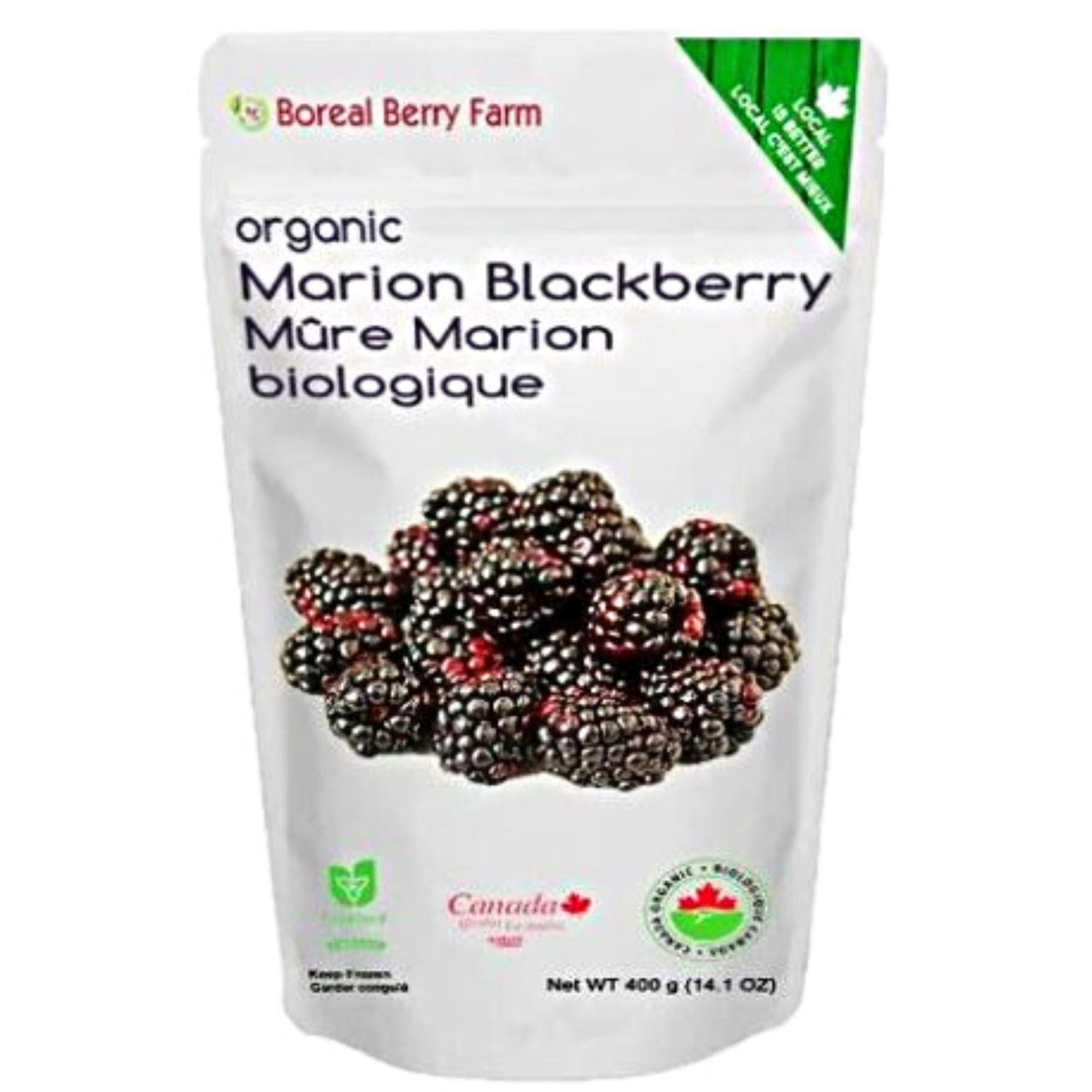 Image of Boreal Frozen Organic Marion Blackberry 400g - 1 x 400 Grams