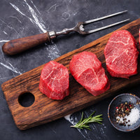 Thumbnail for Image of F2F AAA Aged 28 Days Filet Mignon Tenderloin Steaks 10x156g