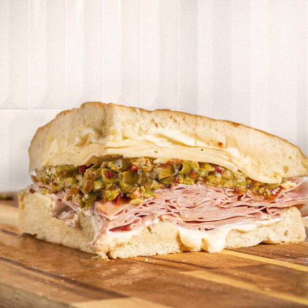 COM: Condiment Glass Mld Muffuletta - 2 x 4 LT