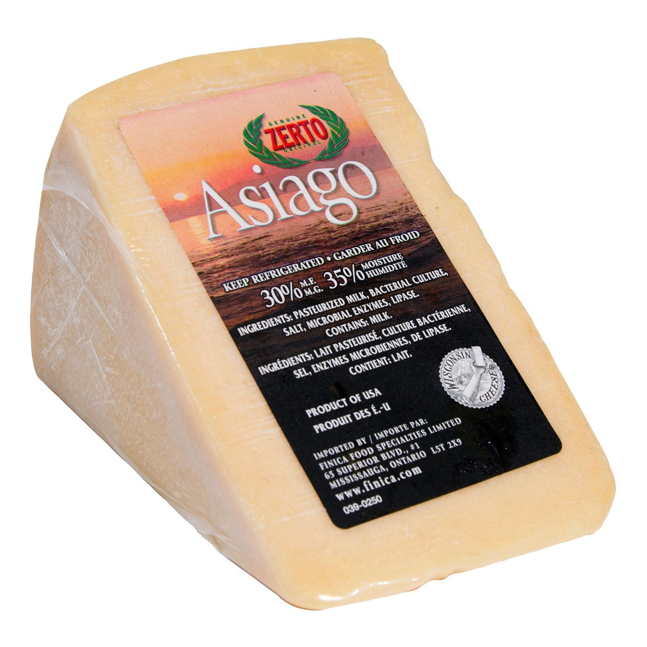 Zerto Asiago Cheese - 1 x 1KG