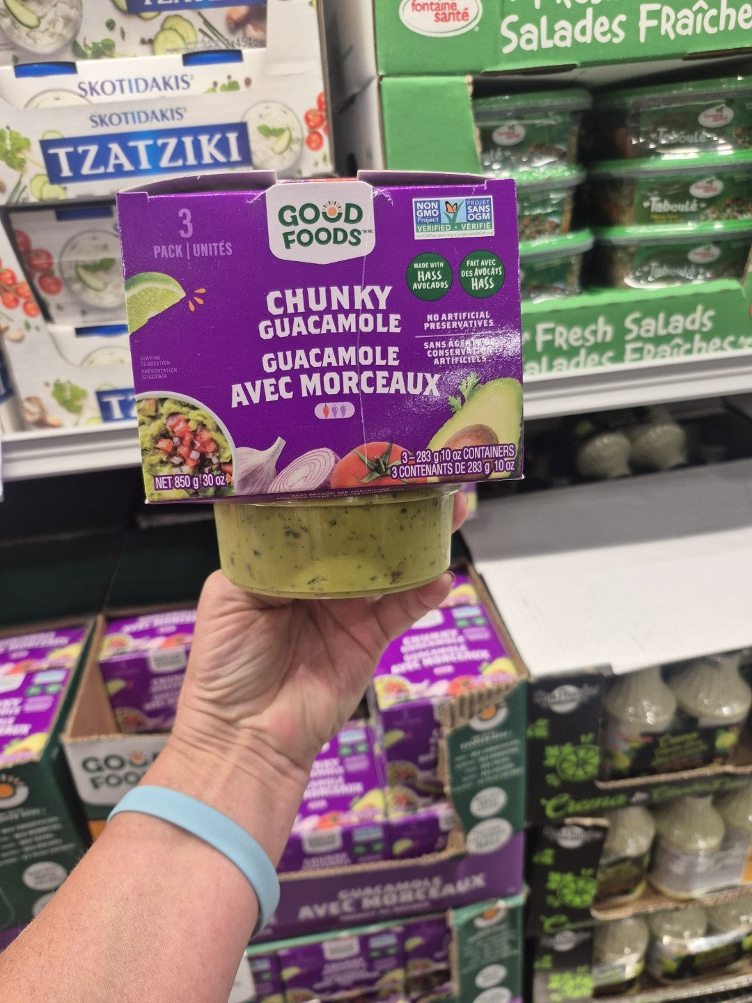 GoodFoods Chunky Guacamole 3-Pack - 1 x 850 Grams