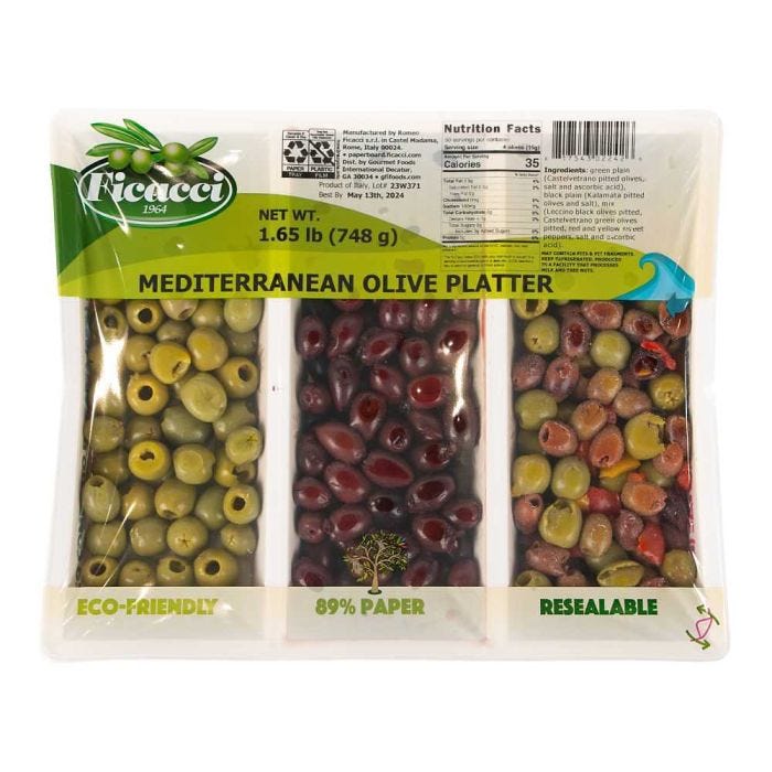 Ficacci Olive Platter - 1 x 748 Grams