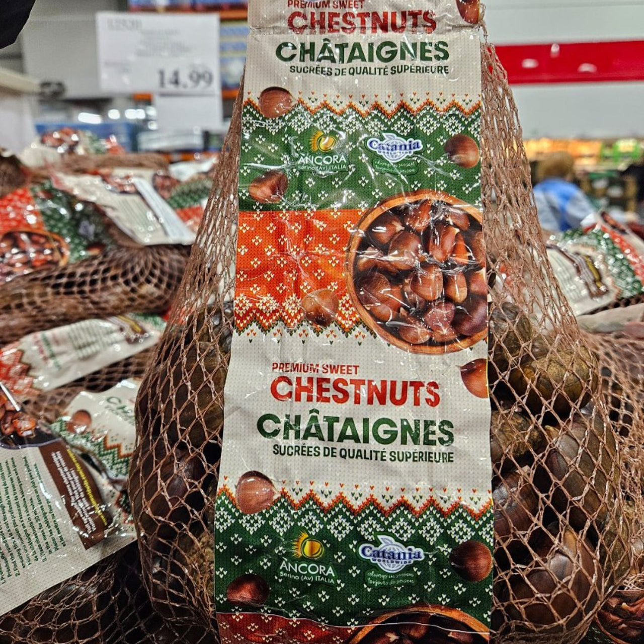 Image of Premium Sweet Chestnuts - 1 x 907 Grams