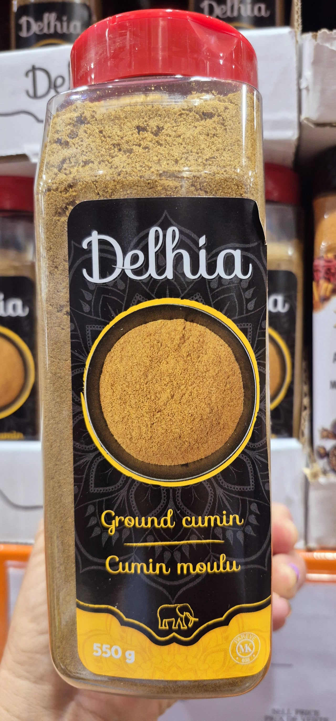 Delhia Ground Cumin - 1 x 550 Grams