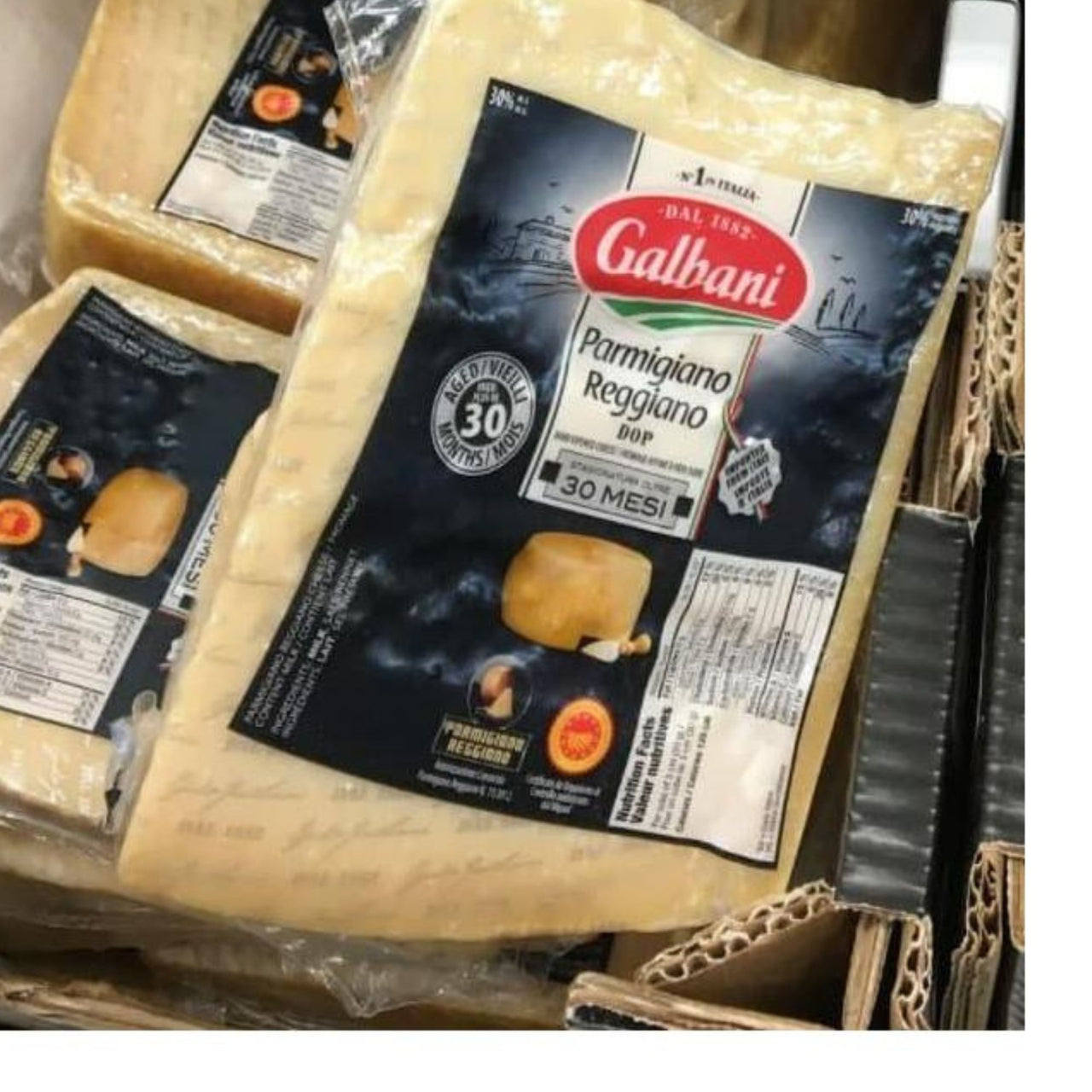 Image of Galbani 30 months Parmigiano Reggiano Cheese 1 kg avg weight*
