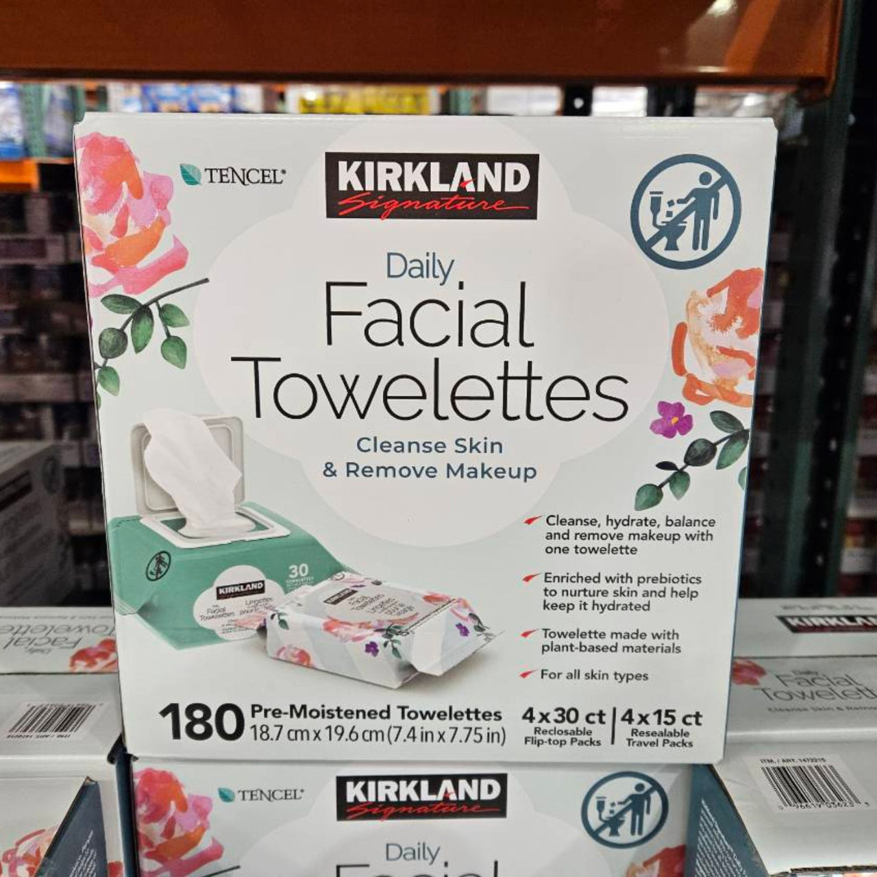 Image of Kirkland Signature Cleansing Facial Towelettes
